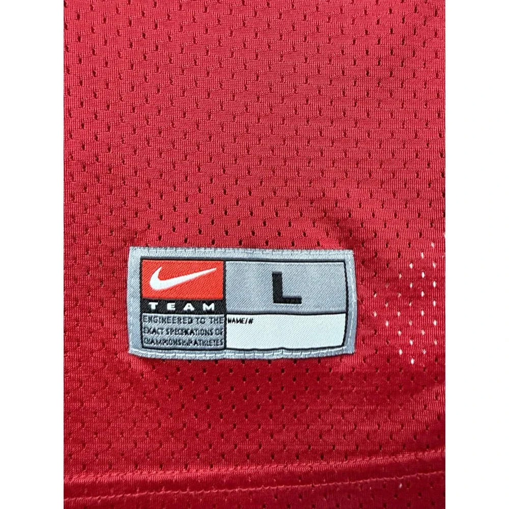 VTG Y2K Nike USC Trojans Jersey Kid L Red Gold Number 2 Football Mesh Shirt NCAA